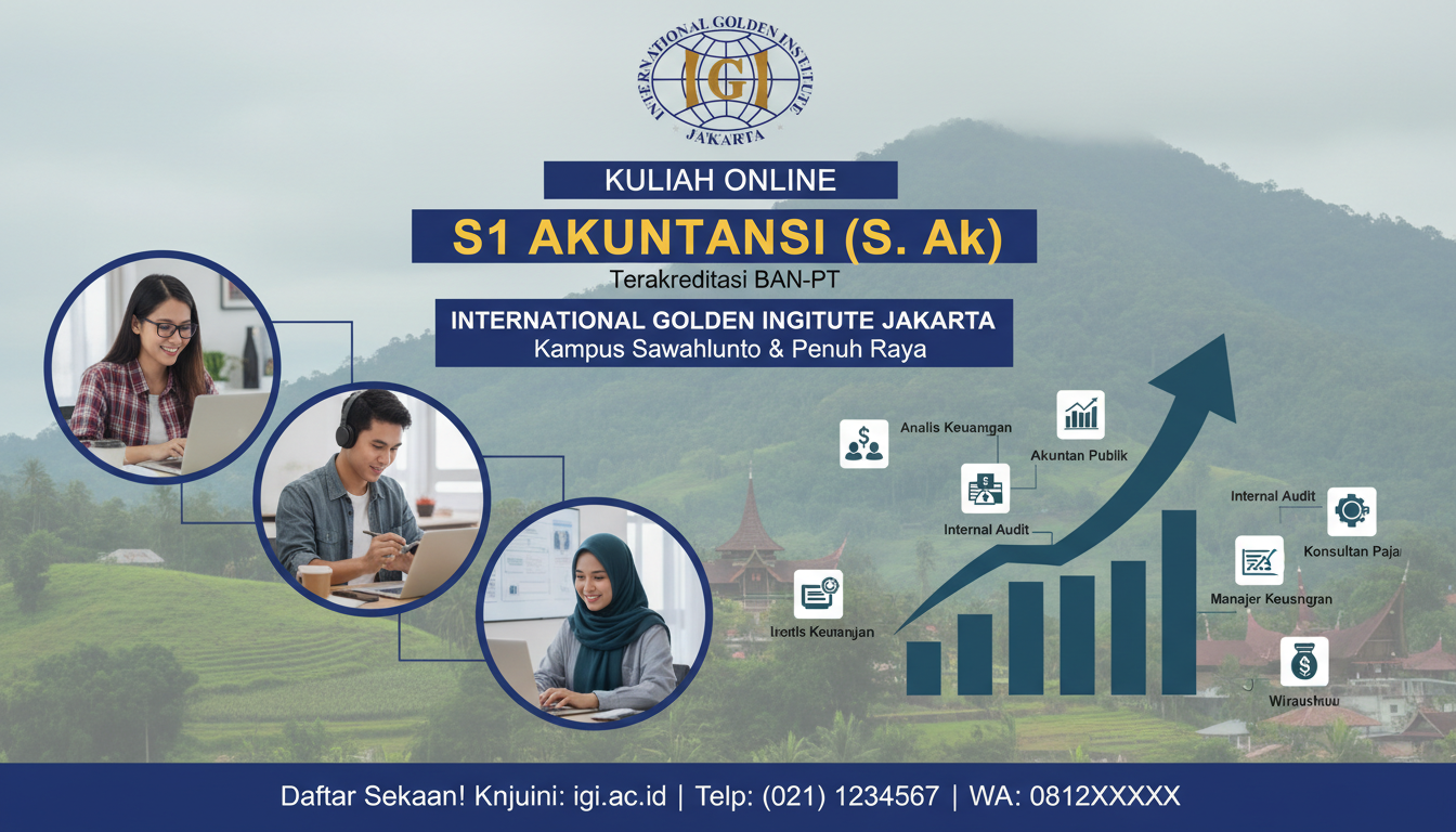 Kuliah S1 Akuntansi di Kota Sawahlunto: Pilihan Tepat bagi Pekerja, Lulusan SMA/SMK, dan Pebisnis untuk Meningkatkan Karier dan Usaha